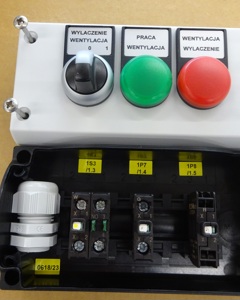 Contr panel ventilation